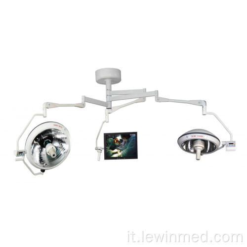 Lampada alogena per dispositivi ospedalieri con sistema di telecamere HD